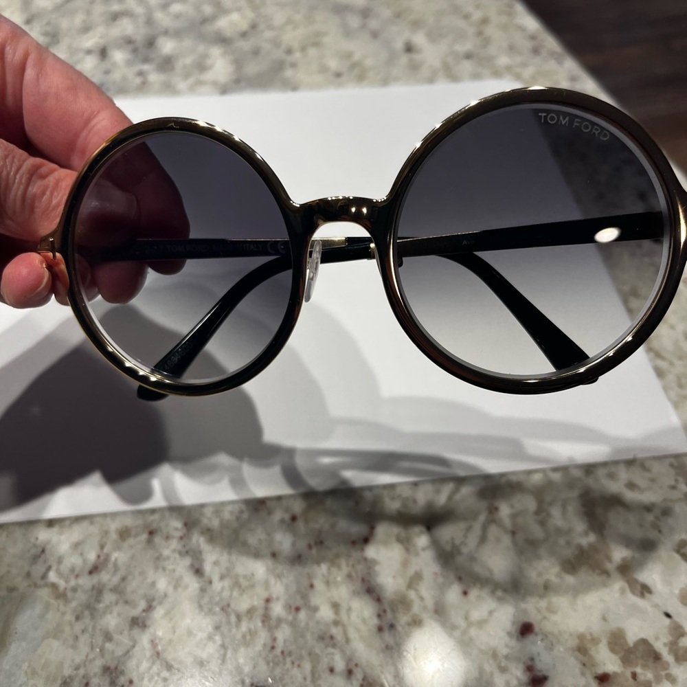 Tom Ford Black and Silver Sunglasses